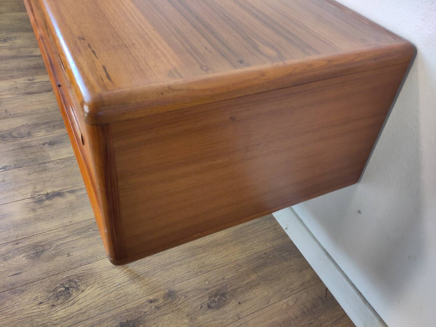 Scandinavian teak and metal sideboard