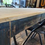 Patinated dining table