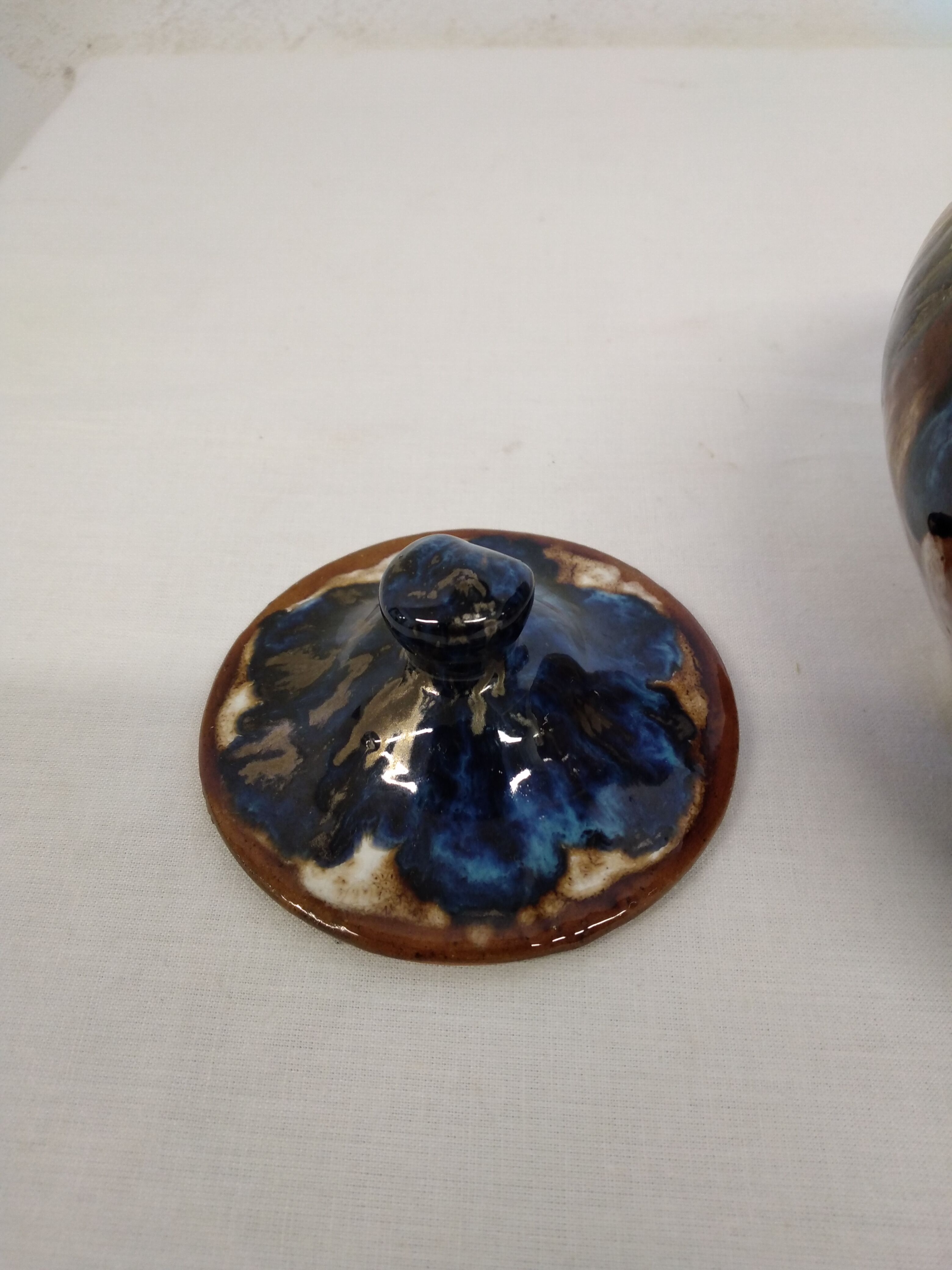 Vintage teapot signed RLM Chantier Island of Oléron