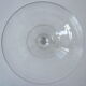 Suite of six beer glasses on foot in colorless crystal