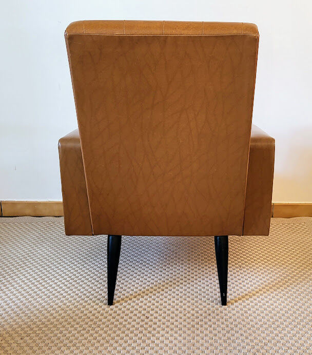 Vintage skai armchair