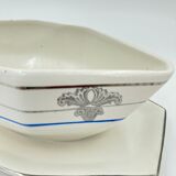 Art Deco Saucière Faïencerie de Saint-Ghislain