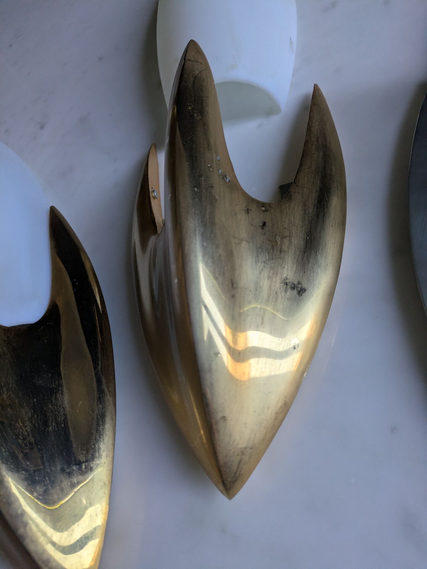 Paire d' appliques Space Age 70'