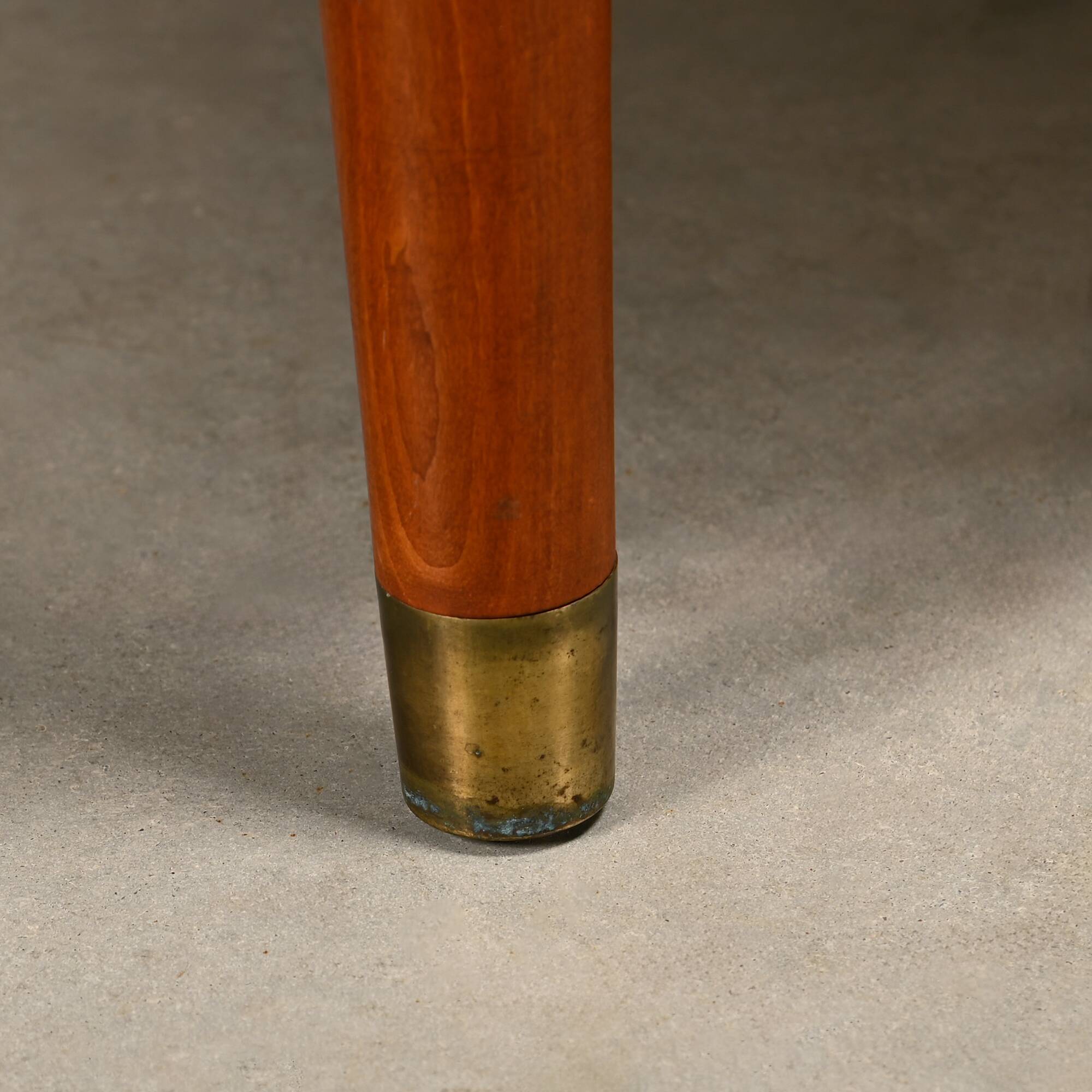 Scandinavian Daybed in Teak and Black Leather attributed to Horsens Møbelfa