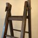 Old wooden stepladder