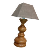 Wooden turned lamp