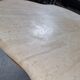 Table basse vintage "nuage" en travertin, années 80