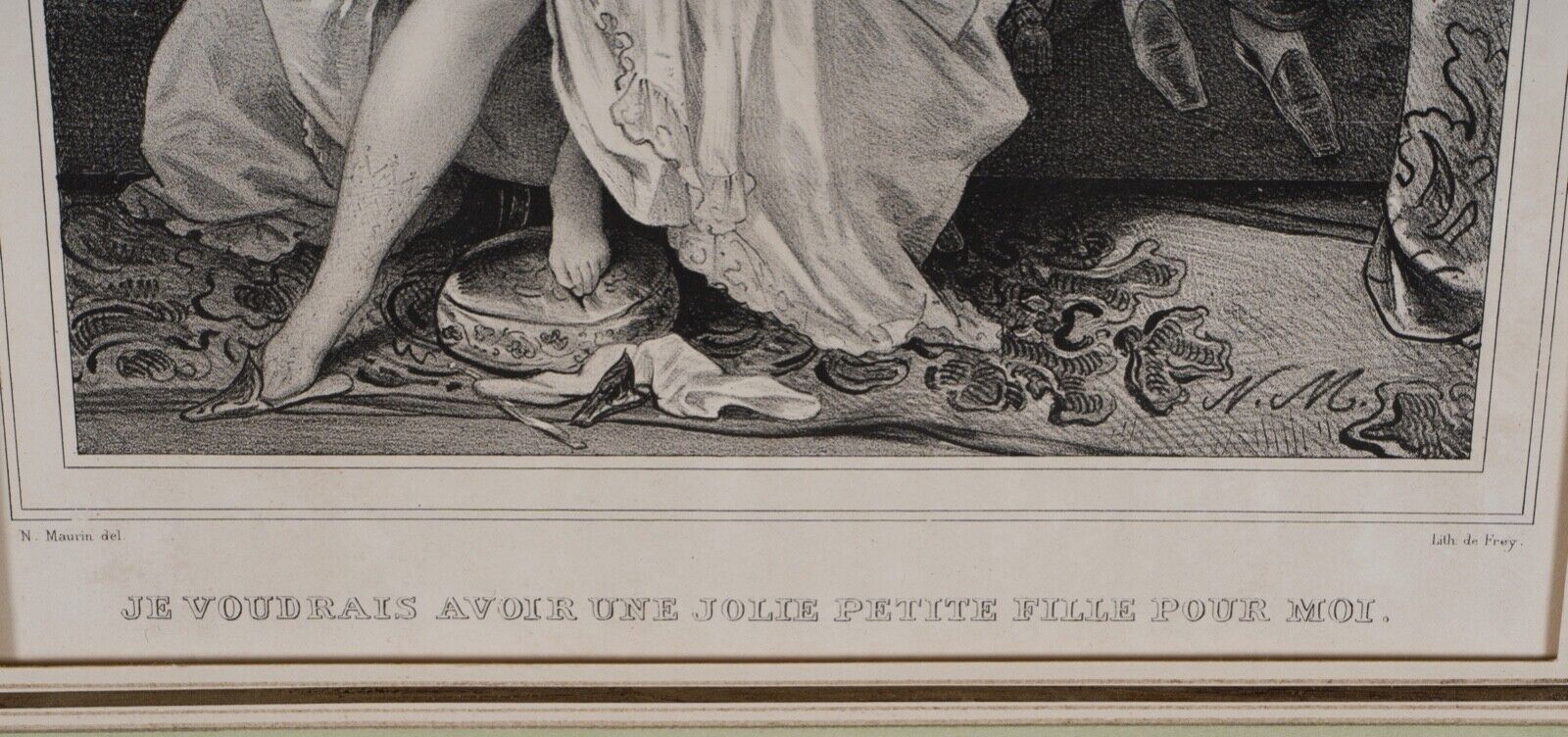 Pair of romantic prints Is he nice like that Maurin Del De Frey