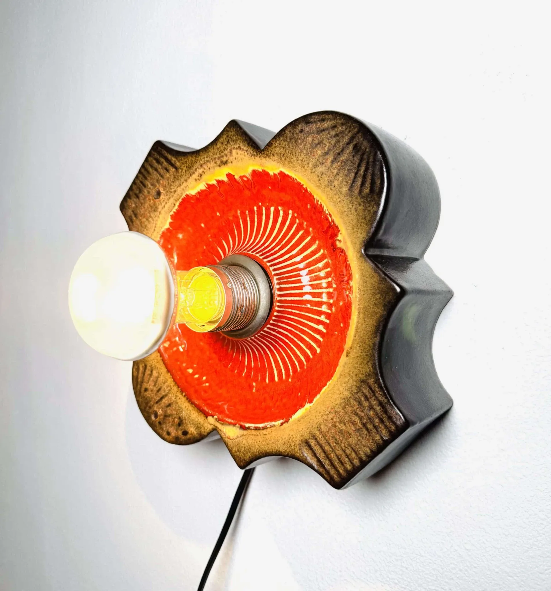 Ceramic Wall Lamp By Hustadt Leuchten, Germany, 1960S