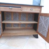 Solid wood sideboard 3 doors 3 drawers
