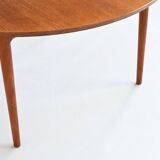 France & Son round dining table in teak Cado Denmark 1960