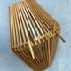 Vintage foldable fruit bowl – bamboo
