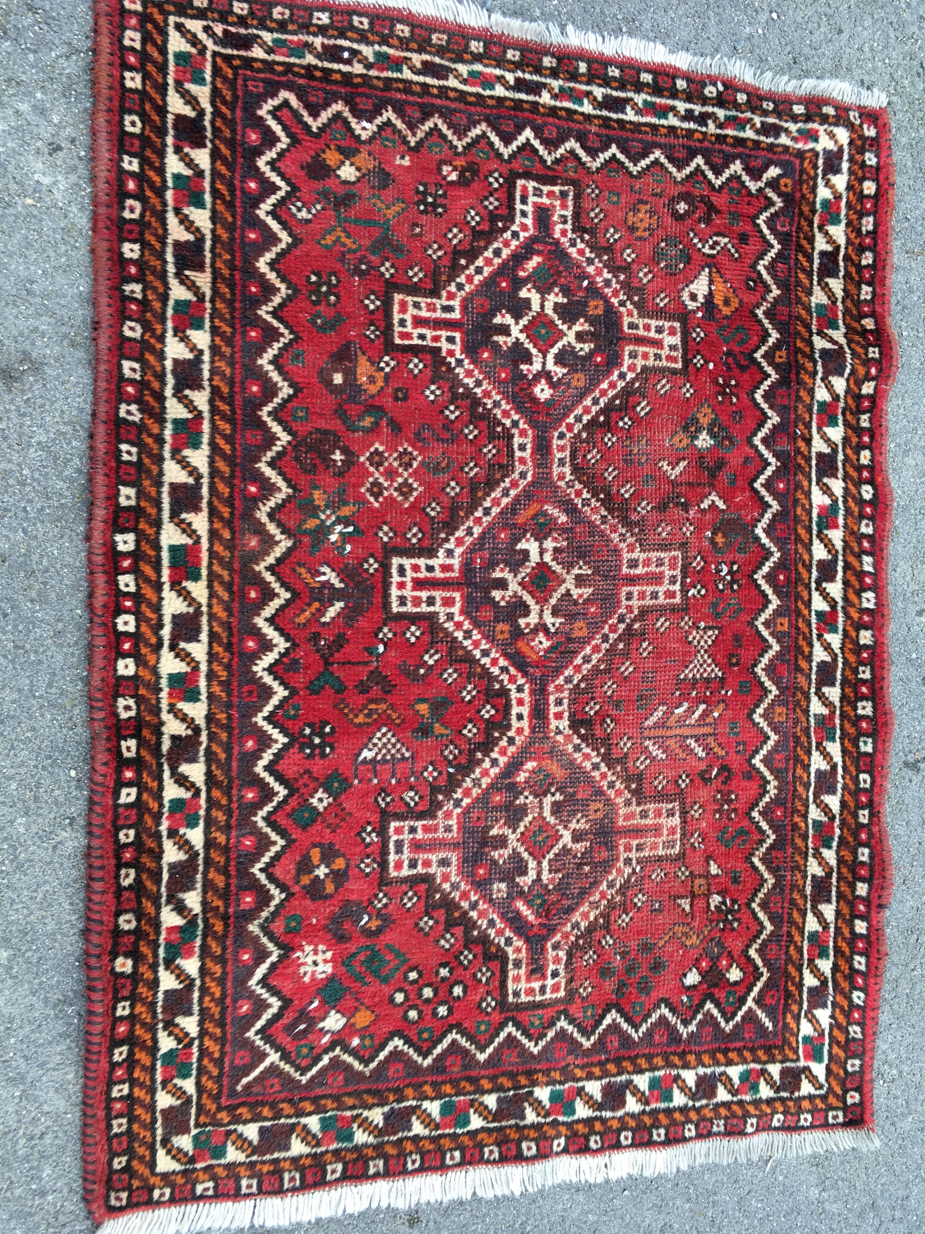 Carpet handmade Iran around 1950 - 160x90cm