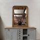 Grey patinated enfilade handcrafted.