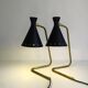 Pair of Italian “cocotte” lamps. 50s design