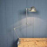 Dark grey Jielde three-arm clamp table lamp