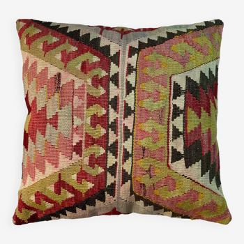 Housse de coussin kilim turc vintage