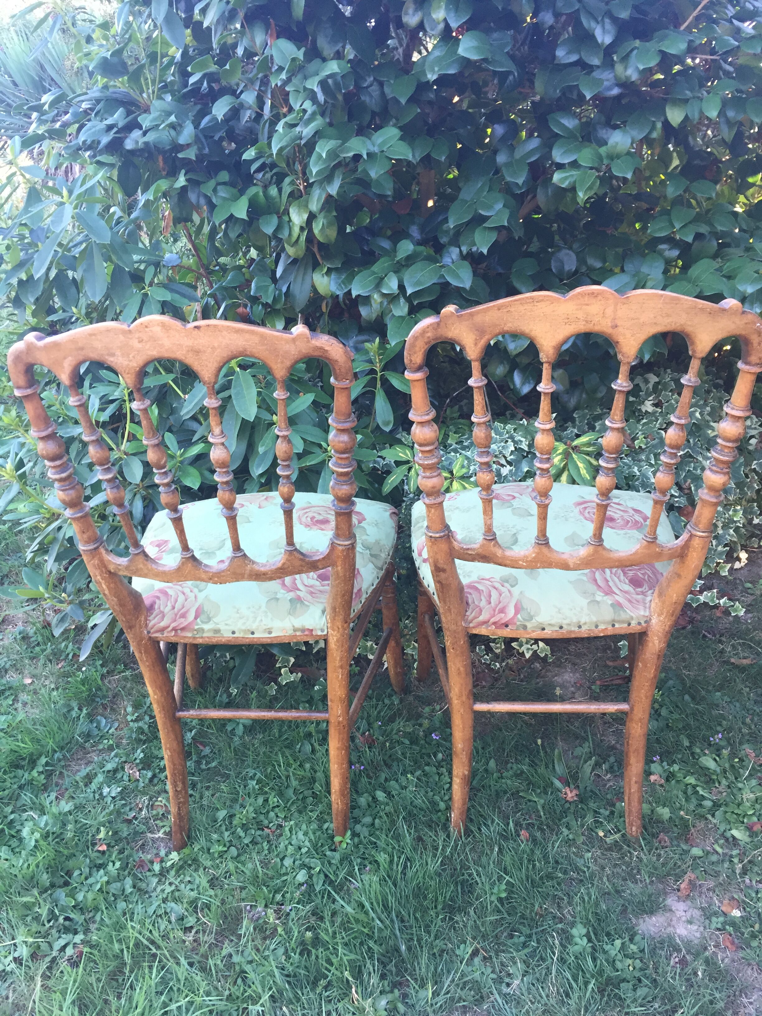 Paire de chaise ancienne style Napoléon