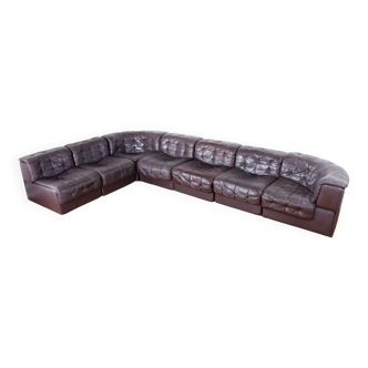 Canapé modulable en cuir