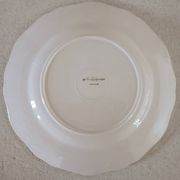 Lot de 4 assiettes ivoire Sarreguemines