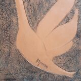 Lampe Roche-Bobois 70's céramique/terre cuite