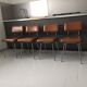 Lot de 4 chaises années 70