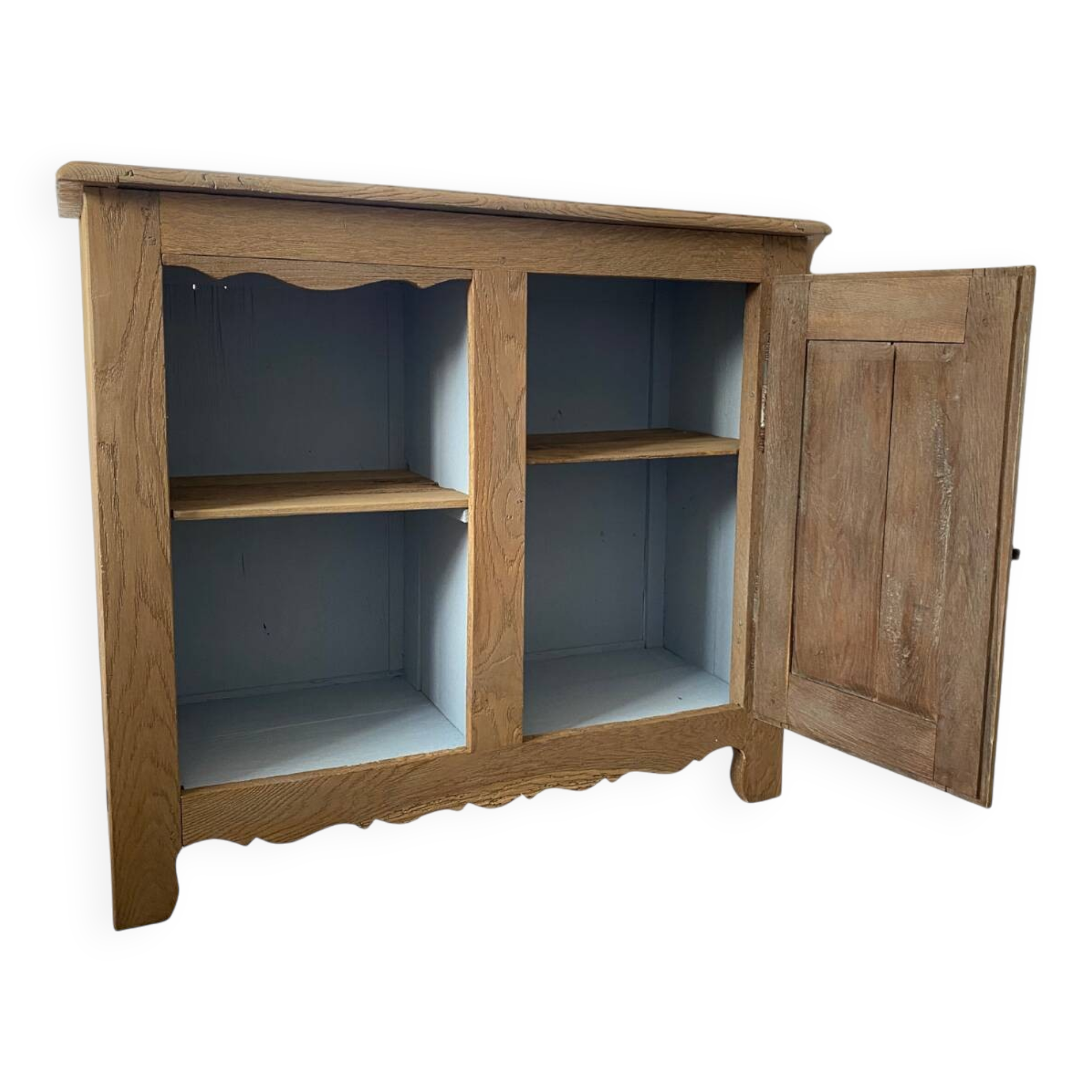 Renovated chic country antique solid wood sideboard