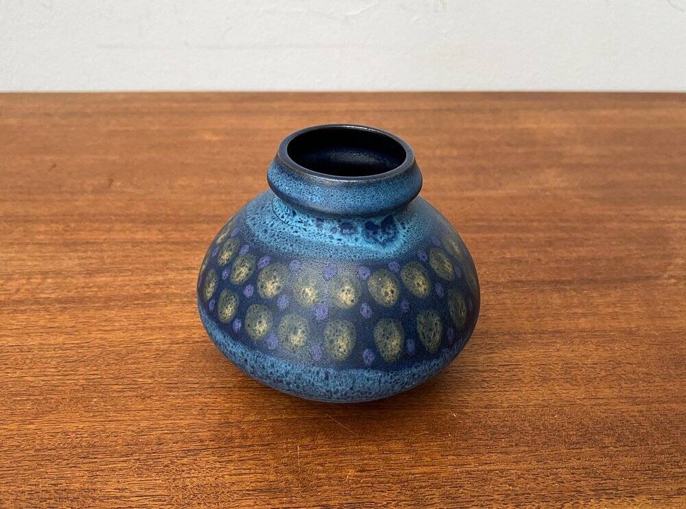 Vintage German ceramic vase from the Viola series by KMK Keramik Manufaktur Kupfermühle, 1970s.