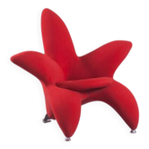 Chaise Getsuen Lily postmoderne par Masanori Umeda pour Edra, Italie, années 1990.