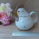 Hen-shaped sandstone teapot made in japan