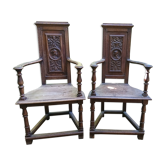 Paire de chaises caquetoires