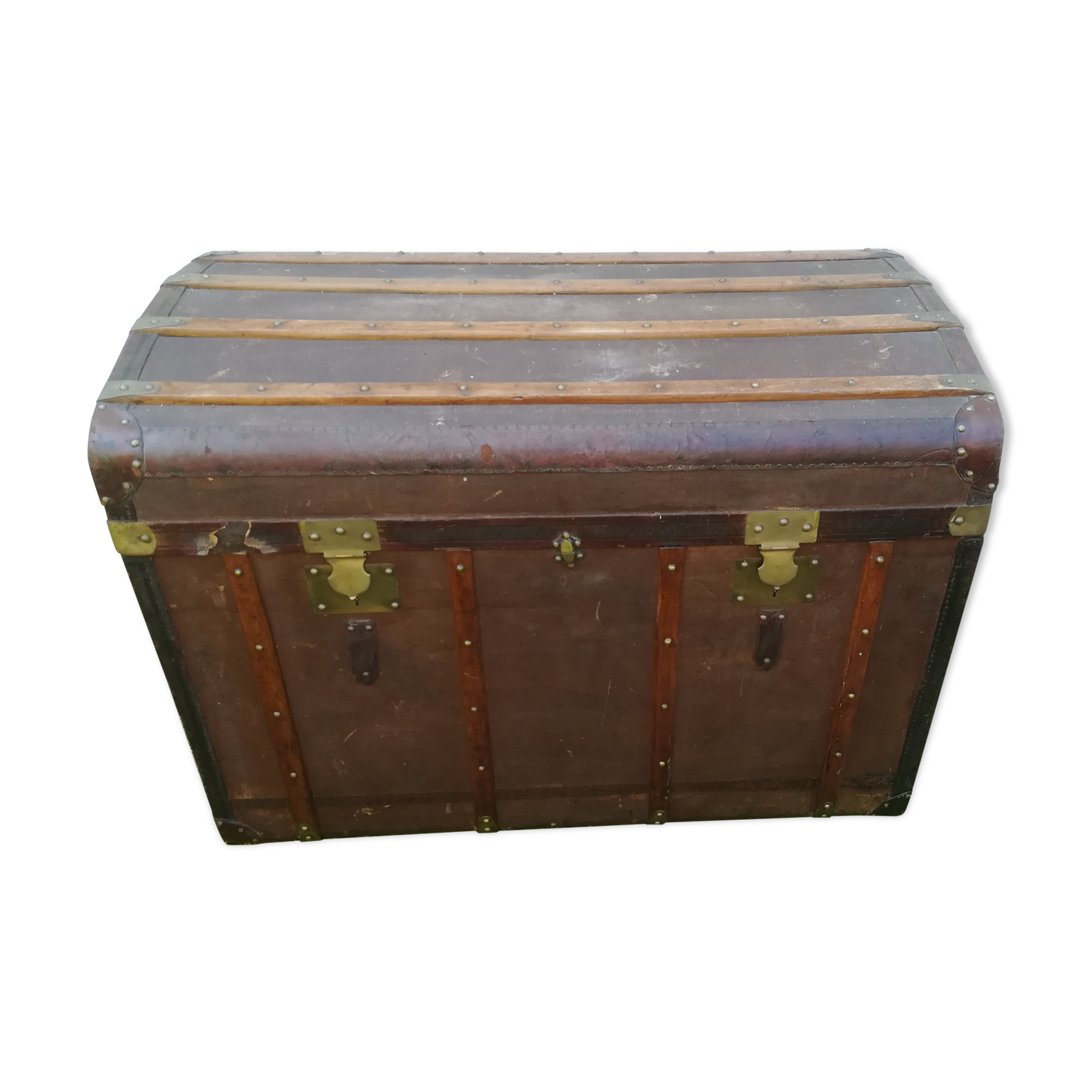 Stunning great travel trunk 1900