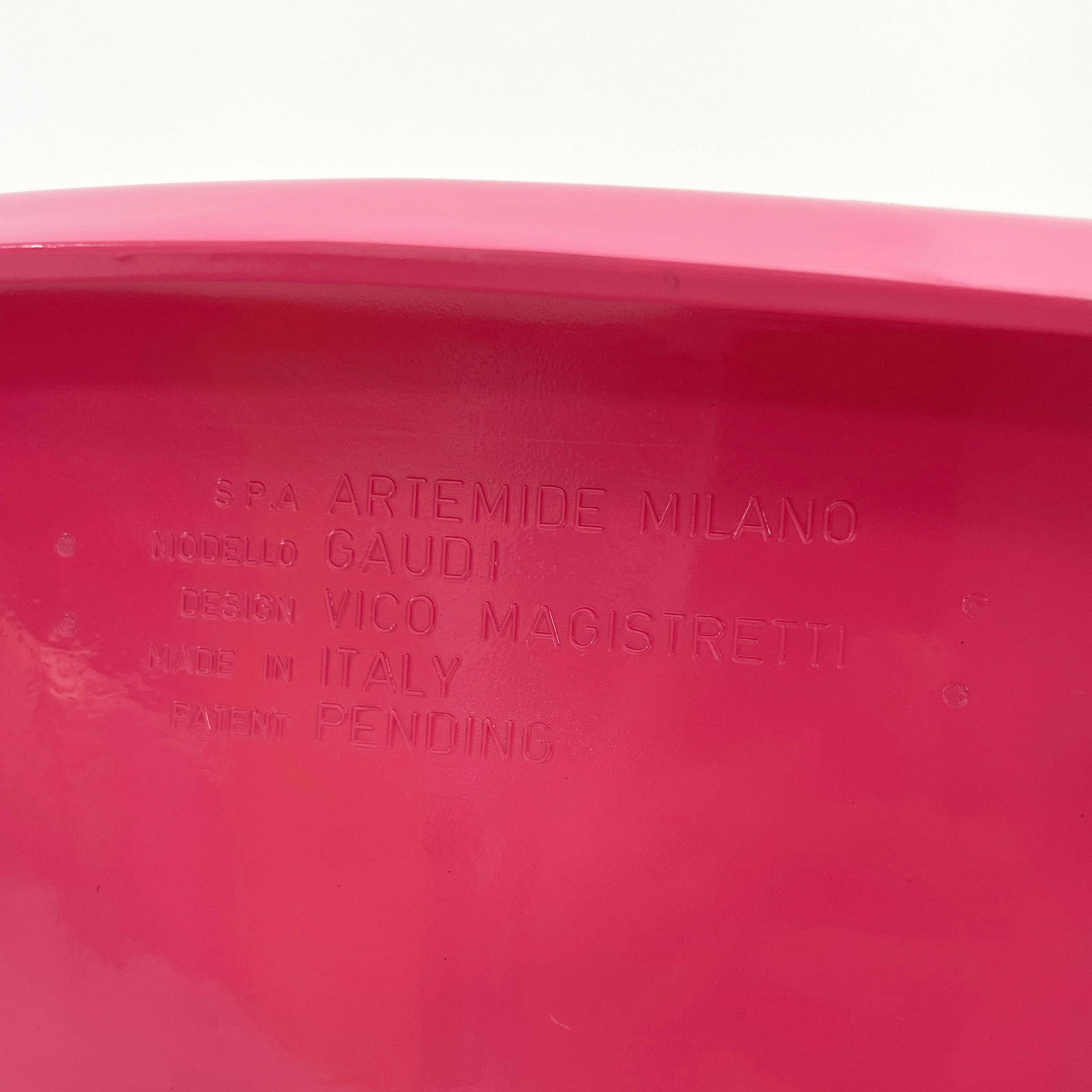 Gaudi Rose chair by Vico Magistretti for Artemide, 1984