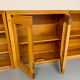 Ensemble modulable enfilade Ateliers Chauvin bois massif  design 70