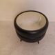 Vintage skai pouffe
