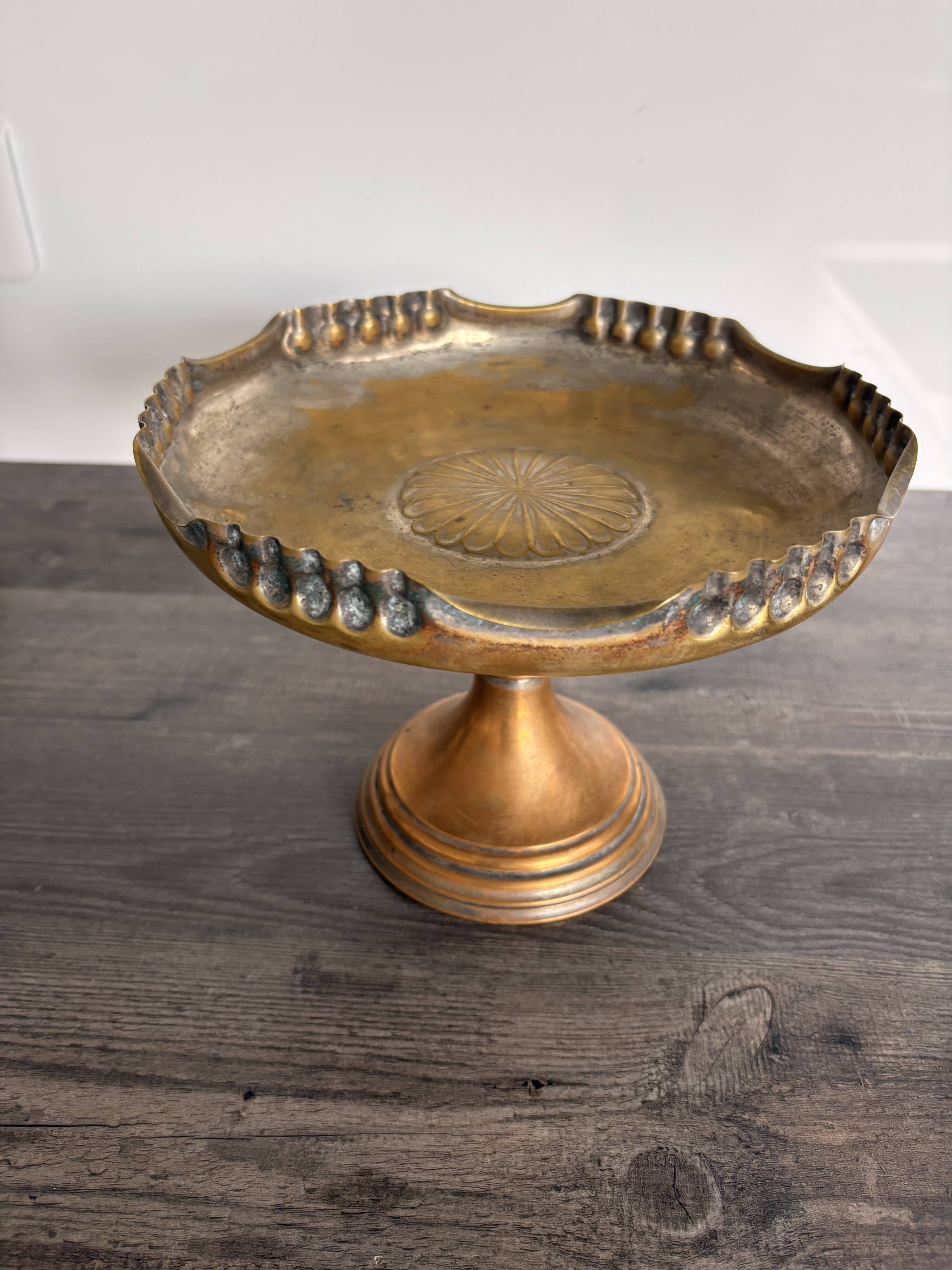 Art Deco gilt metal cup