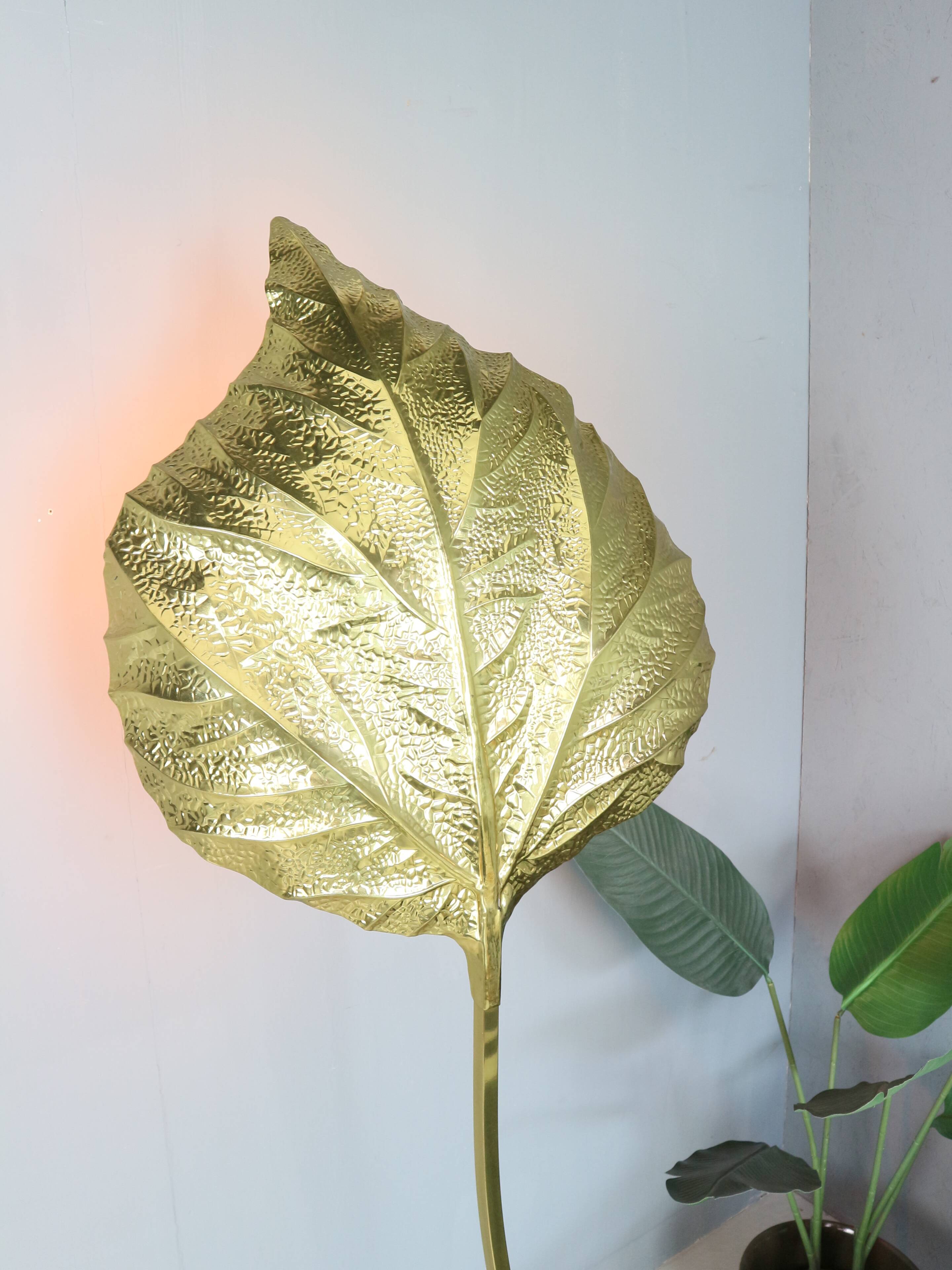 Tommaso Barbi "Rhubarb" floor lamp by Bottega Gadda Italy, 1970