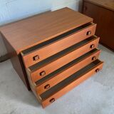 Storage cabinet module 2 in Scandinavian teak 60s