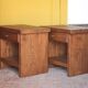 Pair of solid wood nightstands Aranjou, bedside table, end table.