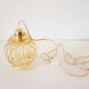 Vintage molded glass globe player