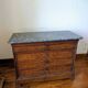 Commode bureau d'époque – Début XXᵉ siècle avec plateau en marbre