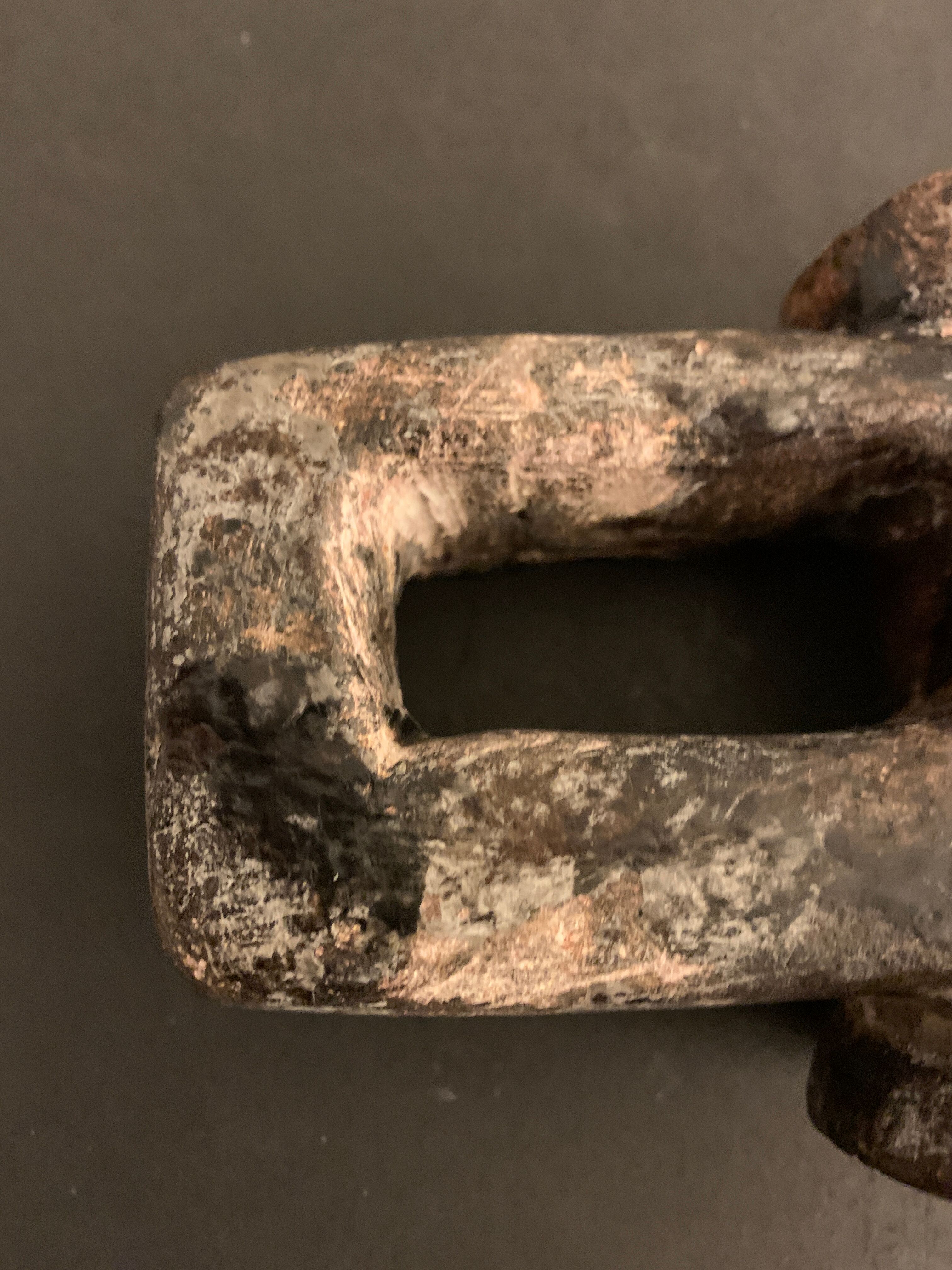 Brutalist ceramic candle holder