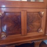 60s silver display cabinet