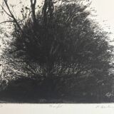 Nicole BOUHARMONT, Tempête, 2013. Original signed drypoint