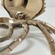Vintage solid brass crab