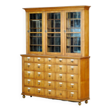 Oak And Pine Pharmacy Cabinet, anno 1889