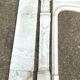 White Carrara marble fireplace from around 1880