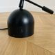 Vintage black lacquered metal desk lamp second-hand