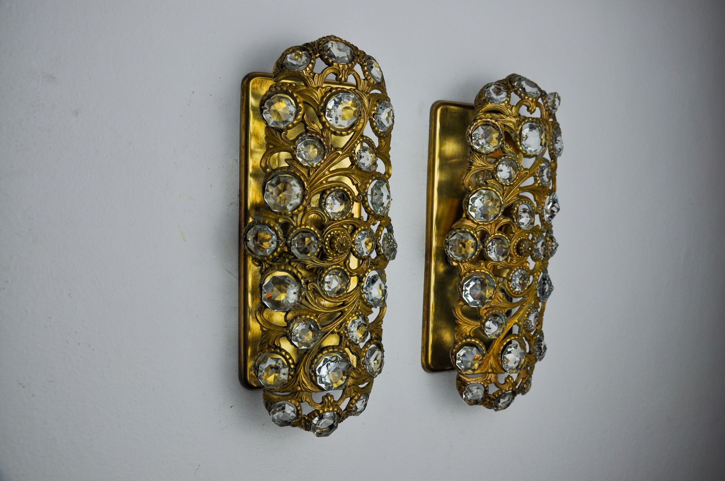 Pair of Palwa sconces by Ernest Palm, 1960, Spain