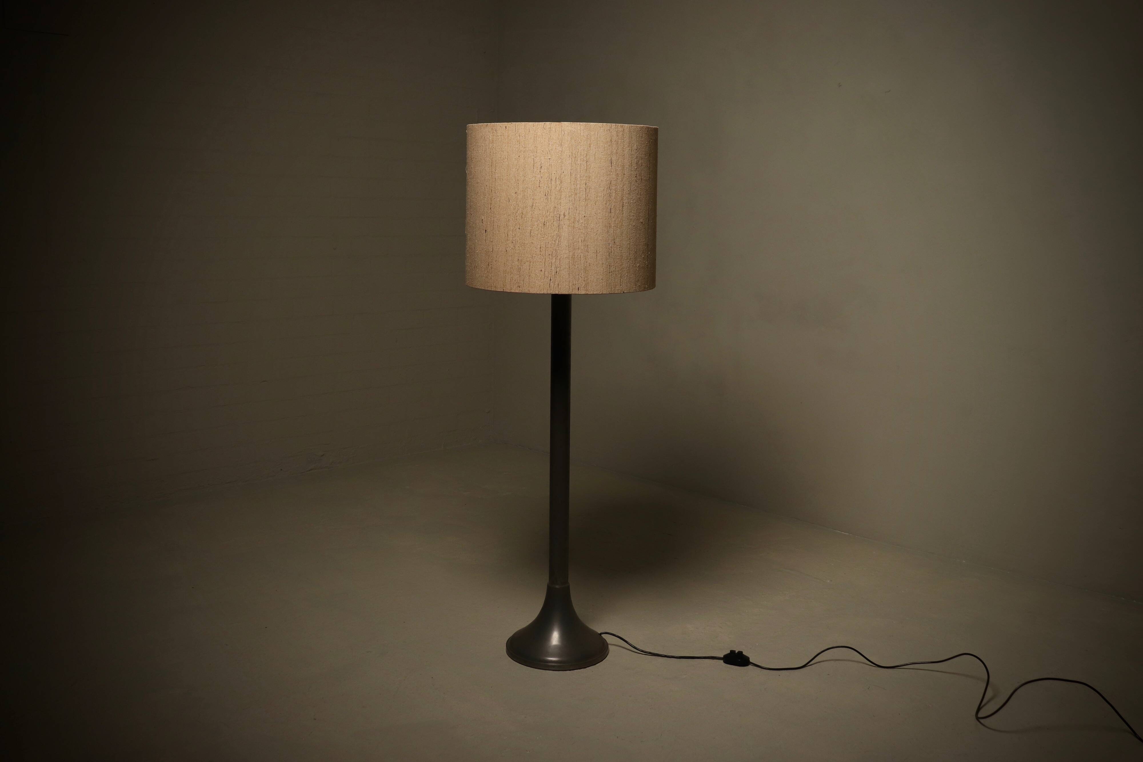 Rare Large Tin Floor Lamp by Harald Buchrucker 1960s
